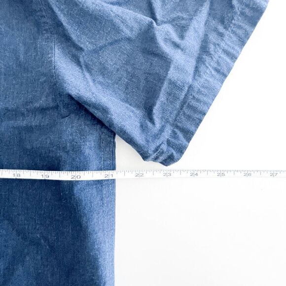 Billabong Mens Casual Collared Shirt Button Down Short Sleeve Blue Large - Picture 4 of 6